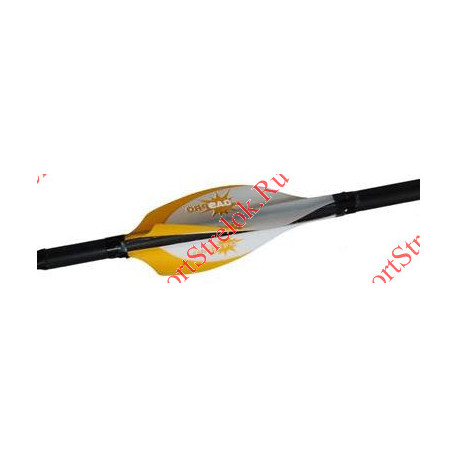 Перья Gas Pro SPIN VANES SHIELD RICK SERIES 2" RH бело-желтый